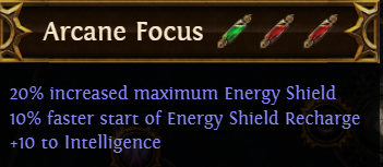 Arcane focus